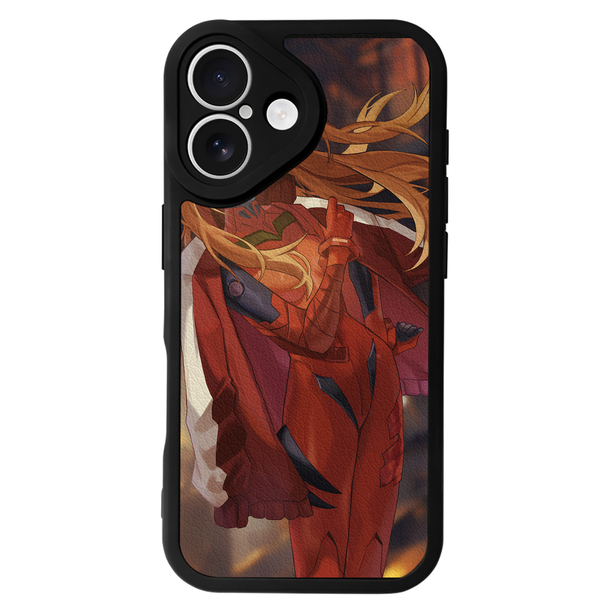 （画像用） EVA 新世紀エヴァンゲリオン 【iPhone 16シリーズ対応】シリコンスマホケース（レザー調） 材質：シリコン